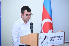 Alyona Əliyeva Mədəniyyət və Sənətkarlıq üzrə Bakı Dövlət Peşə Təhsili Mərkəzində inklüziv təlim və tədris mərkəzinin açılışında iştirak edib (FOTO)