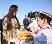 Heydər Əliyev Fondunun vitse-prezidenti Leyla Əliyeva Türkmənistanda səfərdədir (FOTO)