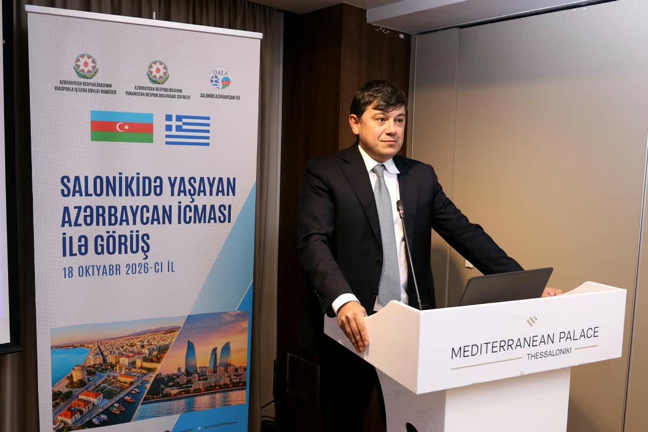 Salonikidə soydaşlarımızla görüş: milli birlik və diaspor həmrəyliyi diqqət mərkəzində (FOTO)
