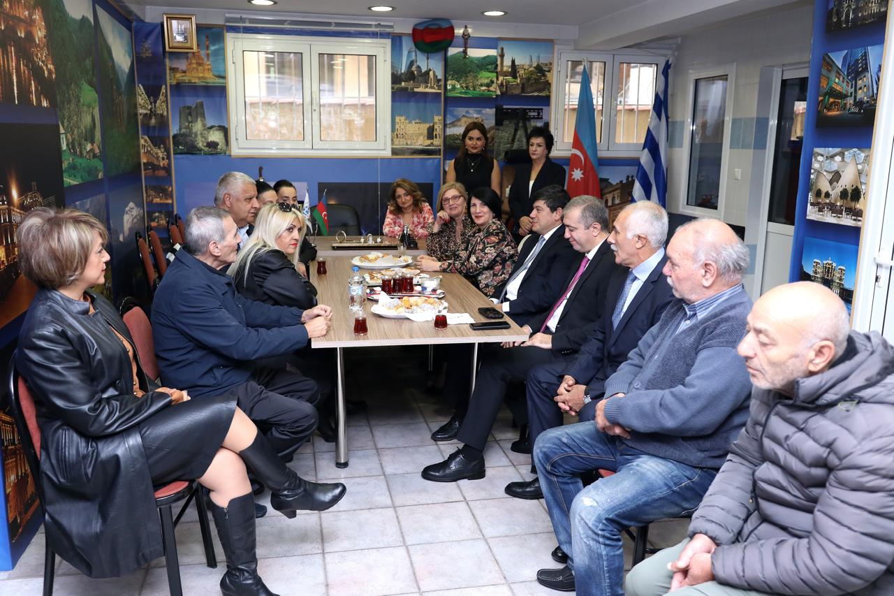 Salonikidə soydaşlarımızla görüş: milli birlik və diaspor həmrəyliyi diqqət mərkəzində (FOTO)