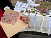 Azərbaycanlı itkin ailələri Avropa Parlamenti qarşısında etiraz aksiyası keçirib (FOTO)