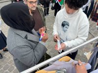 Azərbaycanlı itkin ailələri Avropa Parlamenti qarşısında etiraz aksiyası keçirib (FOTO)