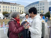 Azərbaycanlı itkin ailələri Avropa Parlamenti qarşısında etiraz aksiyası keçirib (FOTO)