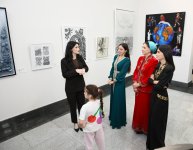 Heydər Əliyev Fondunun vitse-prezidenti Leyla Əliyeva Aşqabadda MAMA “Ana təbiət” beynəlxalq incəsənət sərgisinin açılışında iştirak edib (FOTO)