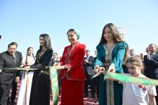 Heydər Əliyev Fondunun vitse-prezidenti Leyla Əliyeva Aşqabadda MAMA “Ana təbiət” beynəlxalq incəsənət sərgisinin açılışında iştirak edib (FOTO)