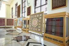 Heydər Əliyev Fondunun vitse-prezidenti Leyla Əliyeva Aşqabadda Milli Türkmən Xalçası Muzeyində olub (FOTO)