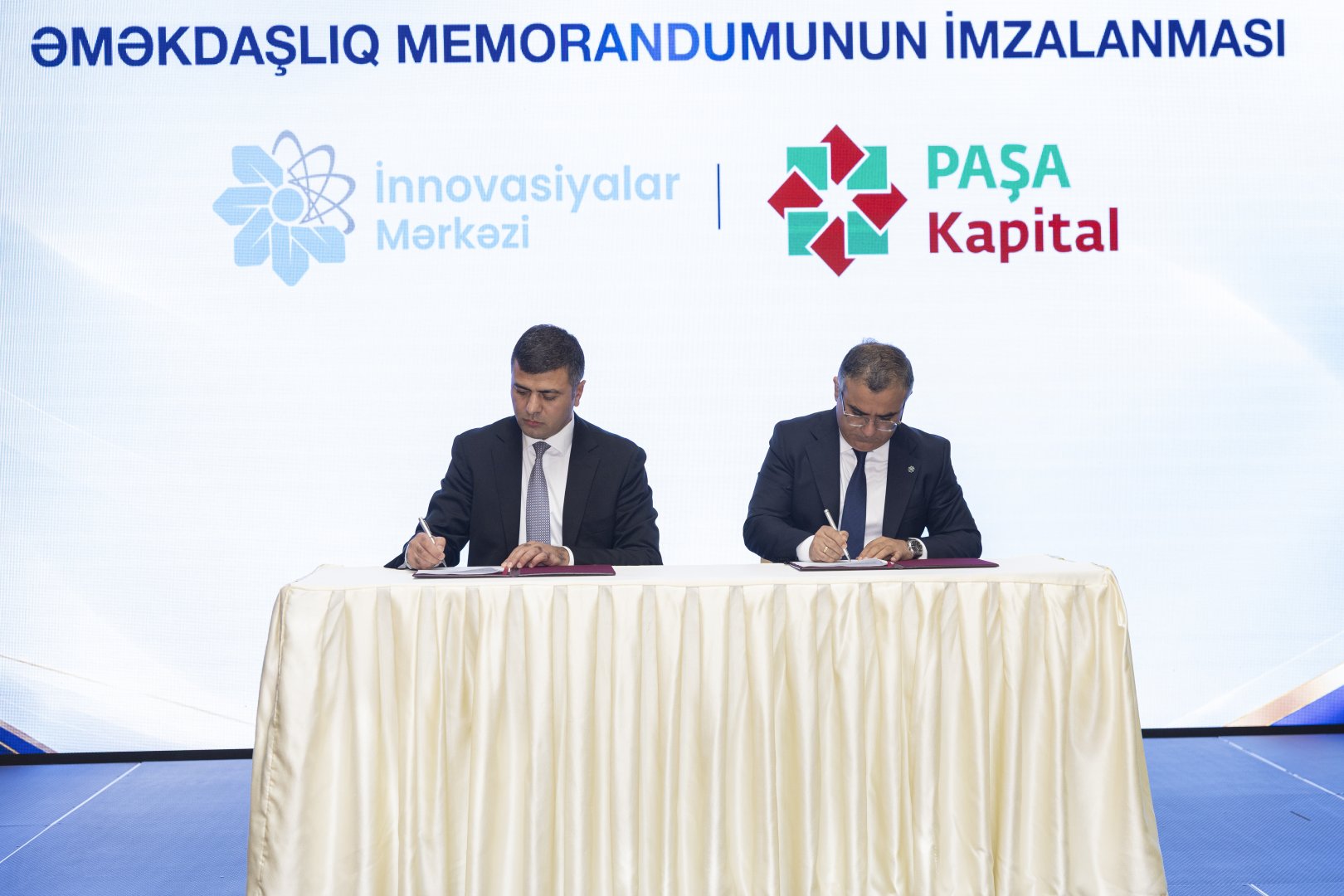 “PAŞA Kapital” və İnnovasiyalar Mərkəzi arasında Anlaşma Memorandumu imzalanıb (FOTO)