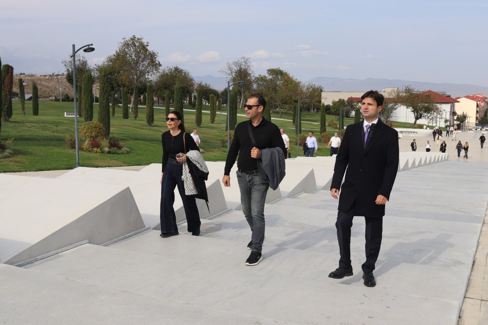 TÜRK-AY Təşkilatının nümayəndə heyəti Xankəndidə səfərdədir (FOTO)