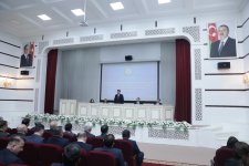 Xaçmazda YAP-ın VIII Qurultayında Prezident İlham Əliyevin nitqindən irəli gələn vəzifələrə dair müşavirə keçirilib (FOTO)