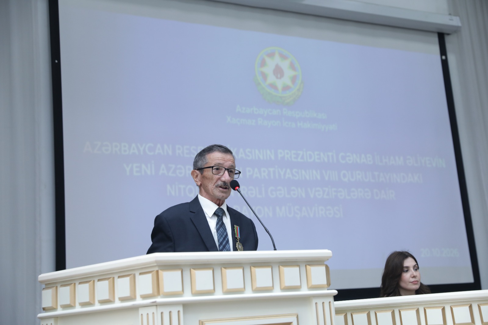 Xaçmazda YAP-ın VIII Qurultayında Prezident İlham Əliyevin nitqindən irəli gələn vəzifələrə dair müşavirə keçirilib (FOTO)