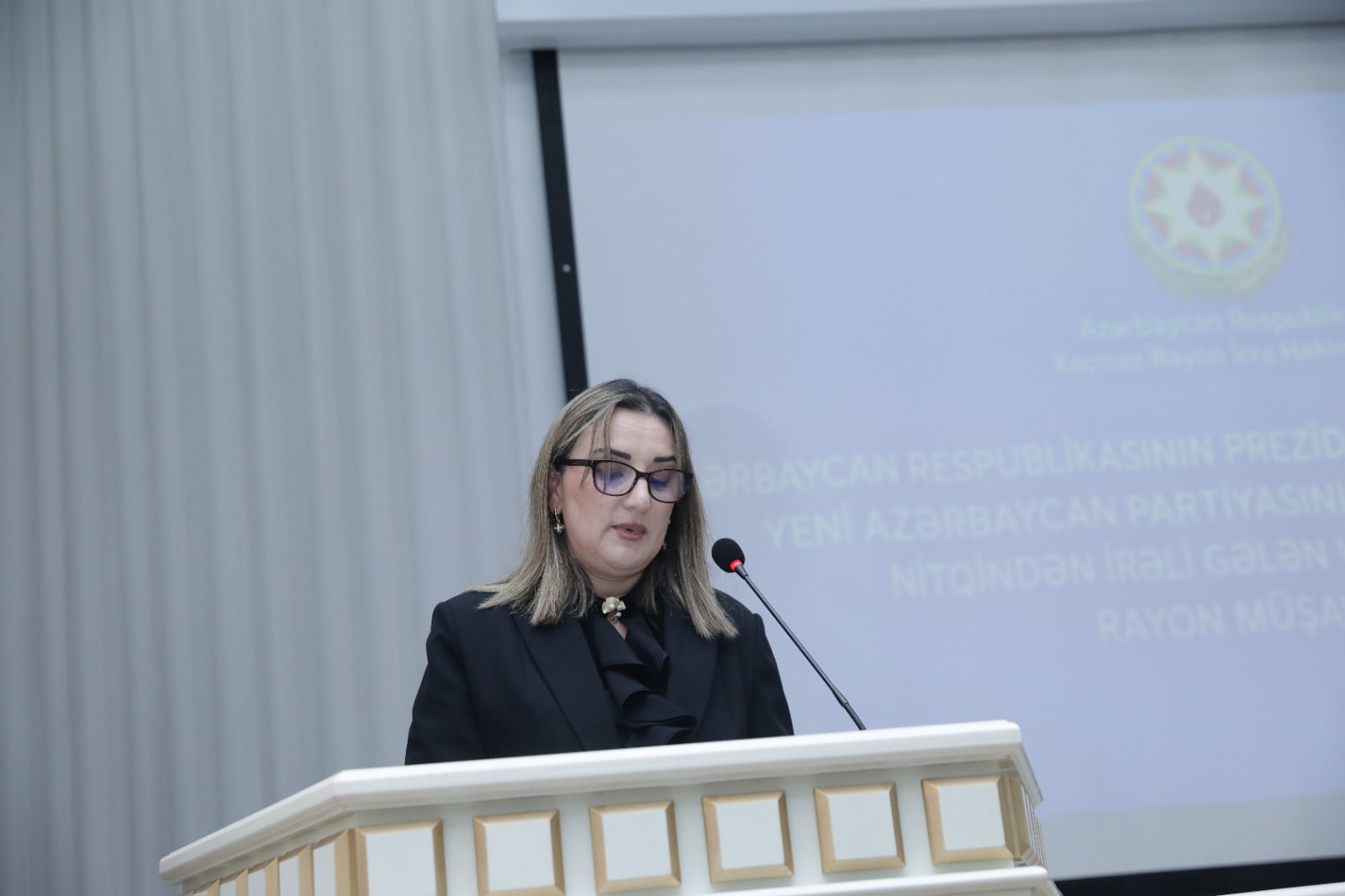 Xaçmazda YAP-ın VIII Qurultayında Prezident İlham Əliyevin nitqindən irəli gələn vəzifələrə dair müşavirə keçirilib (FOTO)