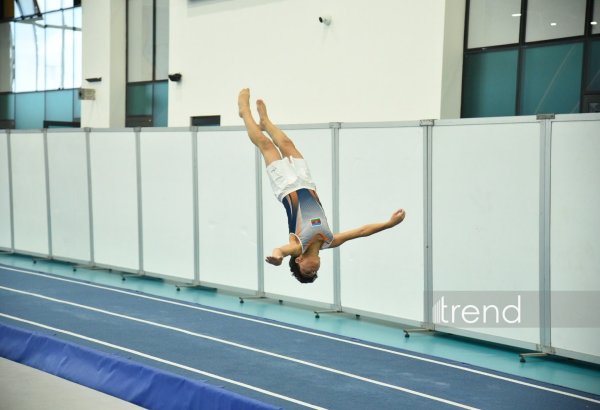 Batut gimnastikası və tamblinq üzrə ölkə birinciliyi keçirilib (FOTO)