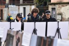 Avropa şəhərlərində Ermənistanın mina müharibəsinə qarşı silsilə aksiyalar keçirilir (FOTO)