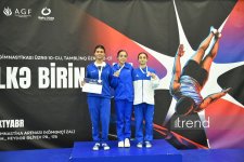 Batut gimnastikası və tamblinq üzrə ölkə birinciliyi keçirilib (FOTO)