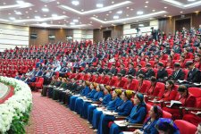Səfir Sərdar Berdiməhəmmədovun Azərbaycan dilinə tərcümə edilmiş kitabının təqdimatında çıxış edib (FOTO)