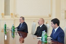 Azərbaycan Prezidenti İlham Əliyev Hindistanın xarici işlər nazirini qəbul edib (FOTO)