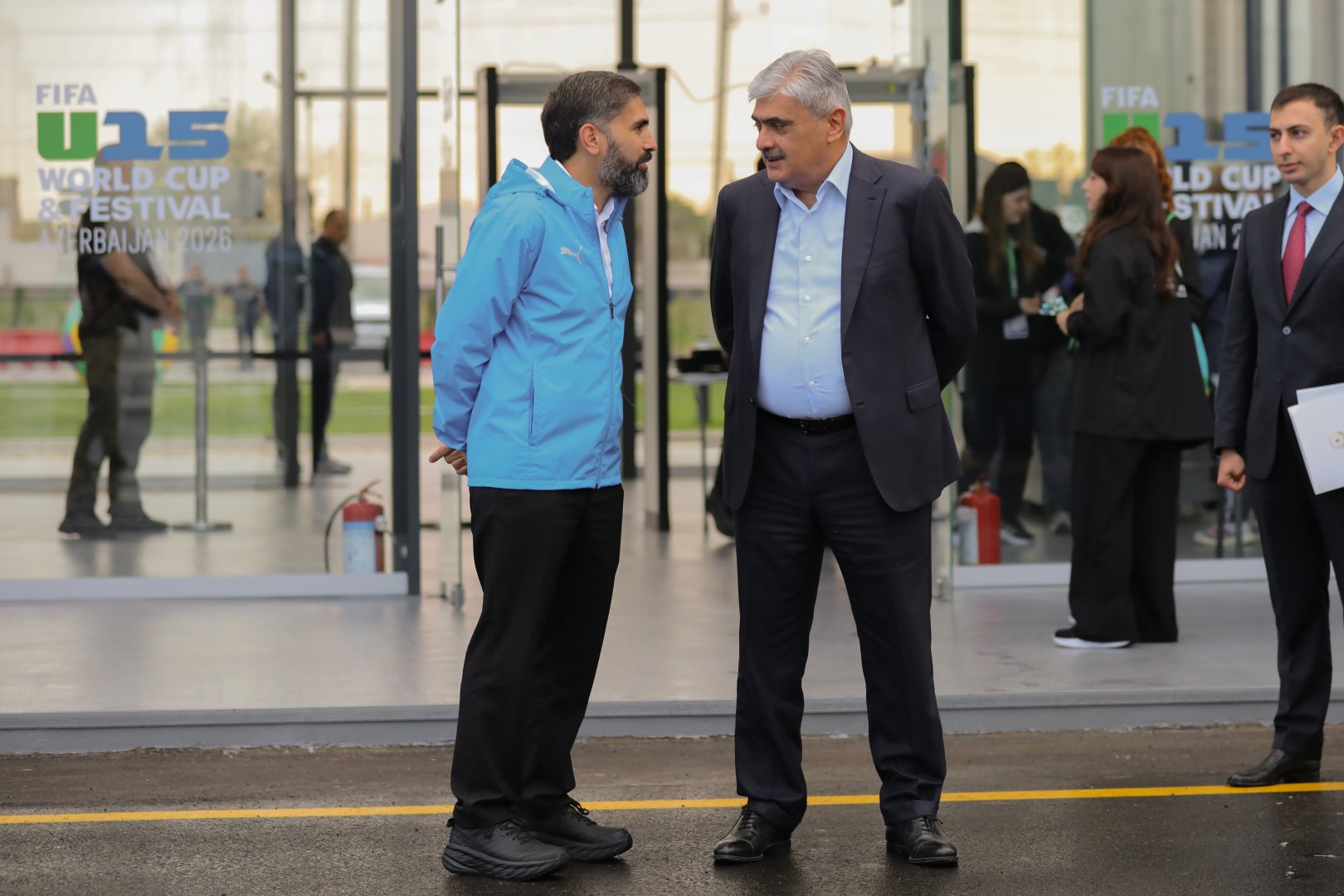 FIFA U-15-in ilk oyun günündə rəsmilərin Hövsan Yarış Kompleksinə səfəri baş tutub (FOTO)
