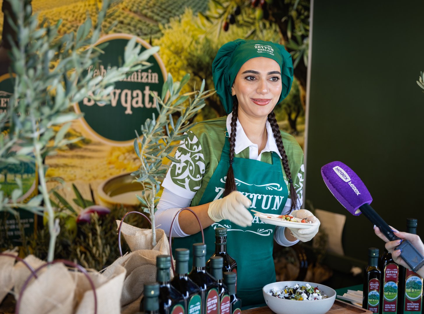 Zeytun Festivalının açılışı olub (FOTO)