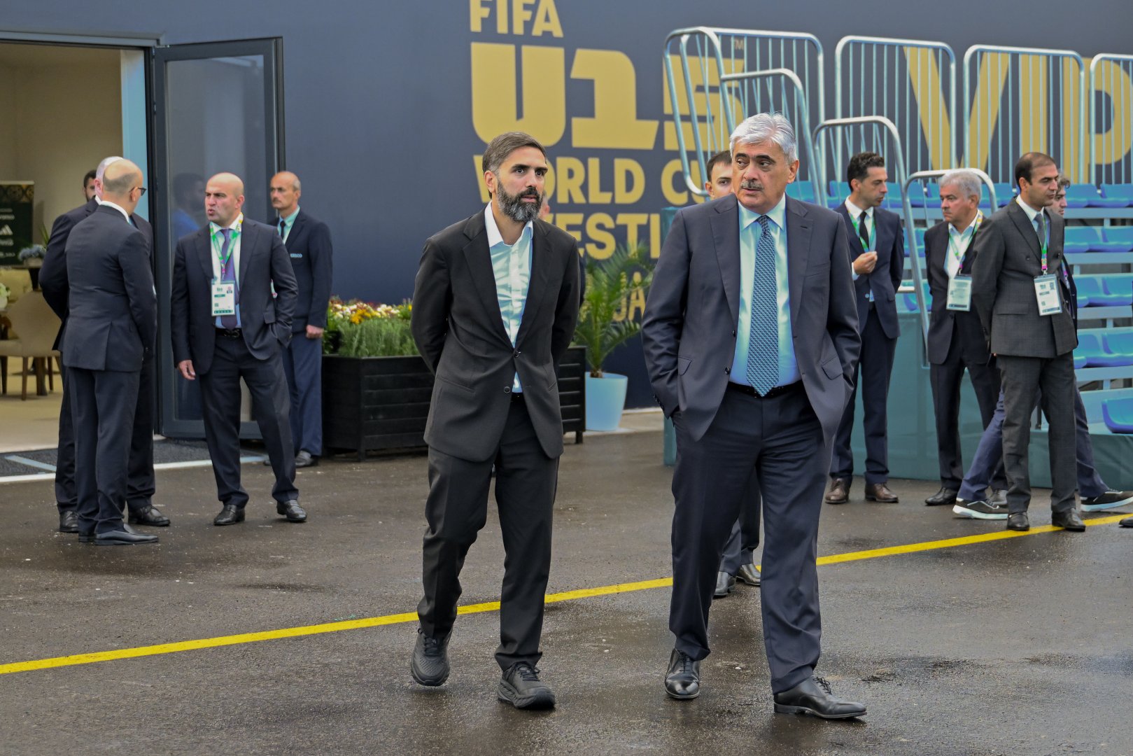 FIFA U-15-in ilk oyun günündə rəsmilərin Hövsan Yarış Kompleksinə səfəri baş tutub (FOTO)