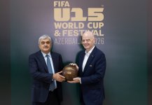 FIFA U-15-in ilk oyun günündə rəsmilərin Hövsan Yarış Kompleksinə səfəri baş tutub (FOTO)