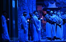 Heydər Əliyev Fondunun vitse-prezidenti Leyla Əliyeva “Turandot” tamaşasının premyerasını izləyib (FOTO)