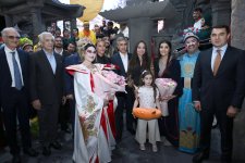 Heydər Əliyev Fondunun vitse-prezidenti Leyla Əliyeva “Turandot” tamaşasının premyerasını izləyib (FOTO)