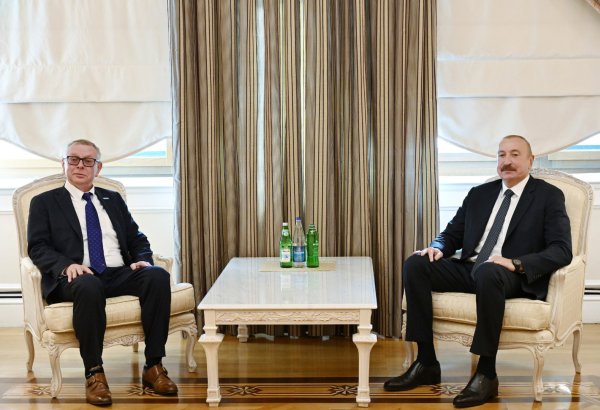 Prezident İlham Əliyev BMT-nin Terrorçuluqla Mübarizə İdarəsinin nümayəndəsi Aleksandr Zuyevi qəbul edib (VİDEO)