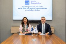 Bank Respublika Asiya İnkişaf Bankından regionlarda sahibkarlığın inkişafı üçün 40 milyon ABŞ dolları cəlb edib (FOTO)