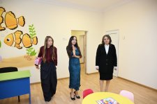 Leyla Əliyeva və Alyona Əliyeva Xınıslı körpələr evi-uşaq bağçasının açılışında iştirak ediblər (FOTO)