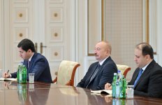 Prezident İlham Əliyev İslam Əməkdaşlıq Təşkilatının baş katibini qəbul edib (FOTO)