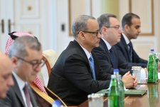 Prezident İlham Əliyev İslam Əməkdaşlıq Təşkilatının baş katibini qəbul edib (FOTO)