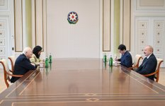 Azərbaycan Prezidenti İlham Əliyev BMT-nin Sivilizasiyalar Alyansının ali nümayəndəsini qəbul edib (FOTO/VİDEO)