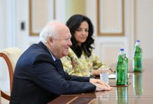 Azərbaycan Prezidenti İlham Əliyev BMT-nin Sivilizasiyalar Alyansının ali nümayəndəsini qəbul edib (FOTO/VİDEO)