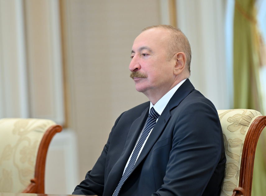 Prezident İlham Əliyev İslam Əməkdaşlıq Təşkilatının baş katibini qəbul edib (FOTO)