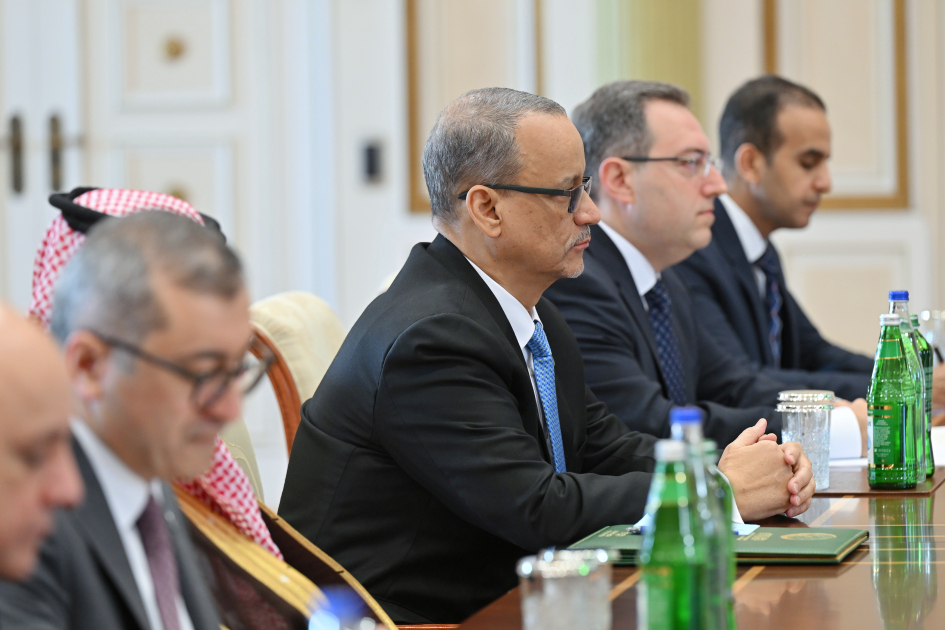 Prezident İlham Əliyev İslam Əməkdaşlıq Təşkilatının baş katibini qəbul edib (FOTO)