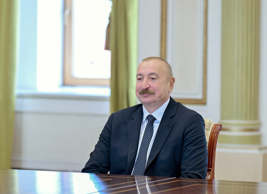 Azərbaycan Prezidenti İlham Əliyev BMT-nin Sivilizasiyalar Alyansının ali nümayəndəsini qəbul edib (FOTO/VİDEO)