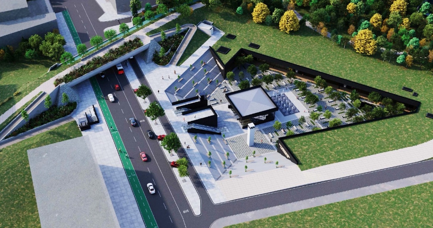 Bakının mərkəzində yeni park salınır (FOTO)