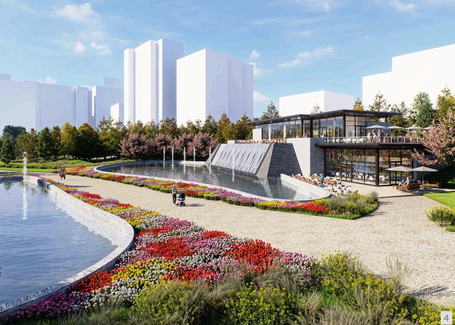 Bakının mərkəzində yeni park salınır (FOTO)