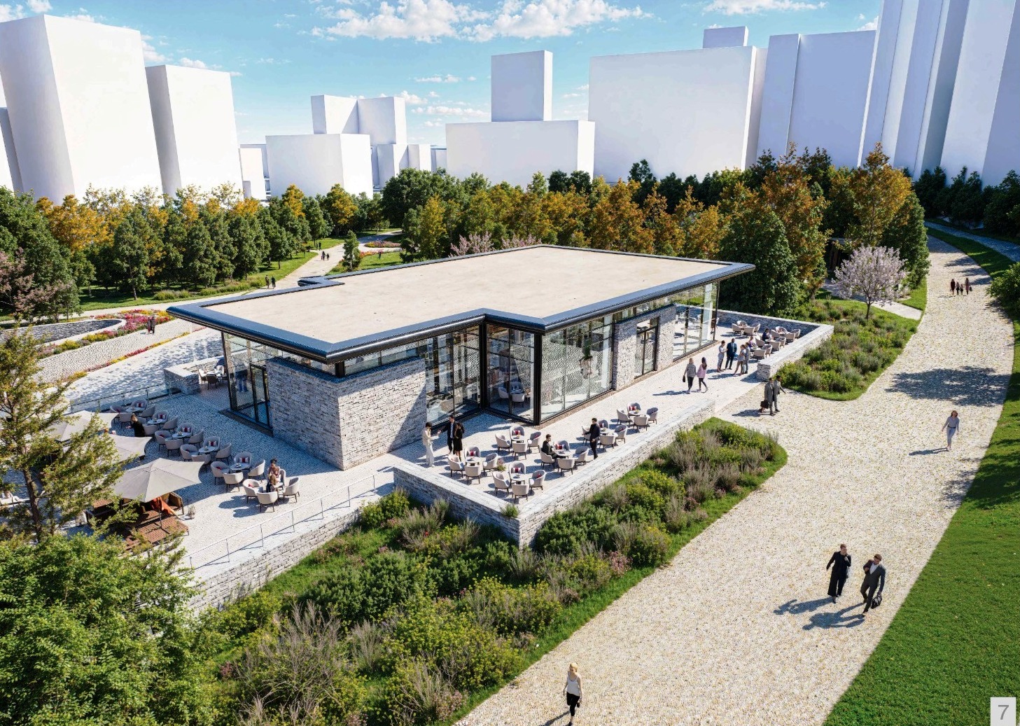Bakının mərkəzində yeni park salınır (FOTO)