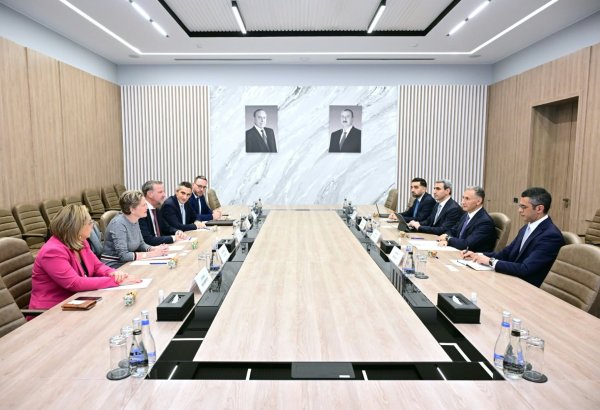 Azərbaycan Niderland şirkəti ilə logistika və investisiya əməkdaşlığını müzakirə edib (FOTO)