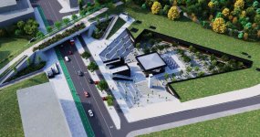 Bakının mərkəzində yeni park salınır (FOTO)