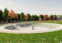 Bakının mərkəzində yeni park salınır (FOTO)