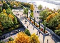 Bakının mərkəzində yeni park salınır (FOTO)