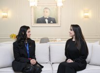Heydər Əliyev Fondunun vitse-prezidenti Leyla Əliyeva Dünya Turizm Təşkilatının Baş katibi ilə görüşüb (FOTO)