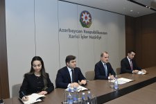 Ceyhun Bayramov Zuyevlə beynəlxalq terrorçuluğu müzakirə edib (FOTO)