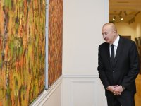 Prezident İlham Əliyev, Birinci xanım Mehriban Əliyeva və ailə üzvləri “Mənim Abşeronum: Üstə gəl” adlı retrospektiv sərgi ilə tanış olublar (FOTO)
