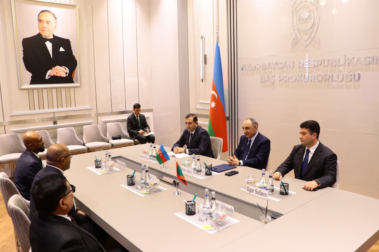 Baş prokuror Misir və Maldivin antikorrupsiya qurumlarının rəhbərləri ilə görüşüb (FOTO)