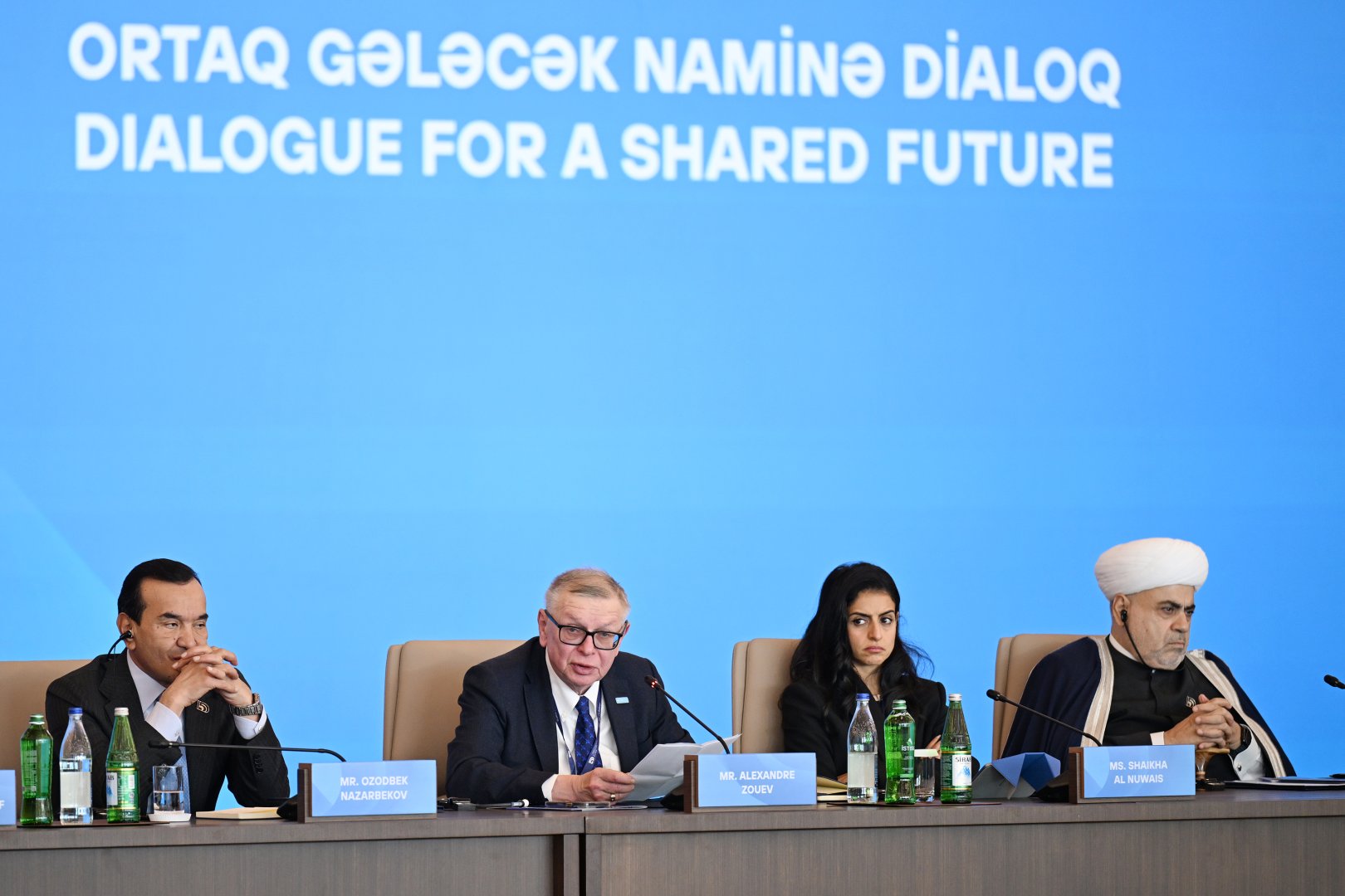 Prezident İlham Əliyev VII Ümumdünya Mədəniyyətlərarası Dialoq Forumunun açılışında çıxış edib (FOTO)