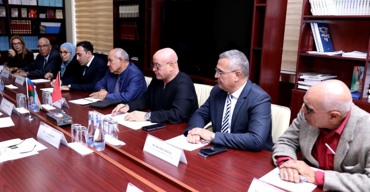 Mərakeş-Azərbaycan Dostluq Assosiasiyasının üzvləri Diasporla İş üzrə Dövlət Komitəsinin sədri ilə görüşüb (FOTO)