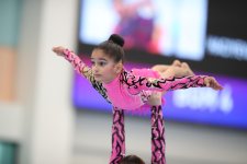 Akrobatika və aerobika gimnastikası üzrə ölkə birinciliklərinə start verilib (FOTO)